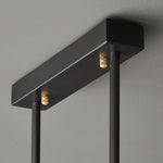 Telbix Marsten Modern Brass Chandelier for Dining Room and Kitchen Island