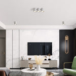 Modern Minimalist LED Ceiling Light – 3-Head Aluminum Pendant for Kitchen Island, Bedroom & Living Room