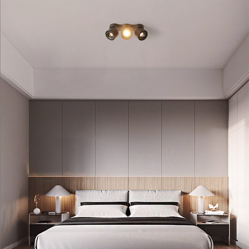 Modern Minimalist LED Ceiling Light – 3-Head Aluminum Pendant for Kitchen Island, Bedroom & Living Room