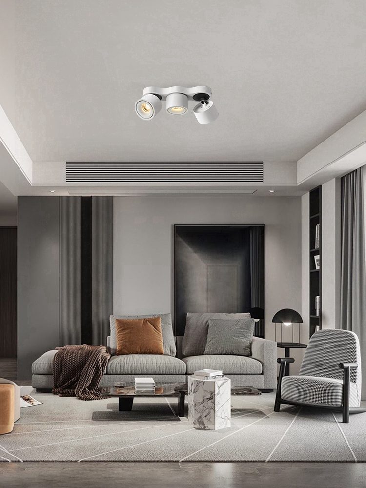 Modern Minimalist LED Ceiling Light – 3-Head Aluminum Pendant for Kitchen Island, Bedroom & Living Room