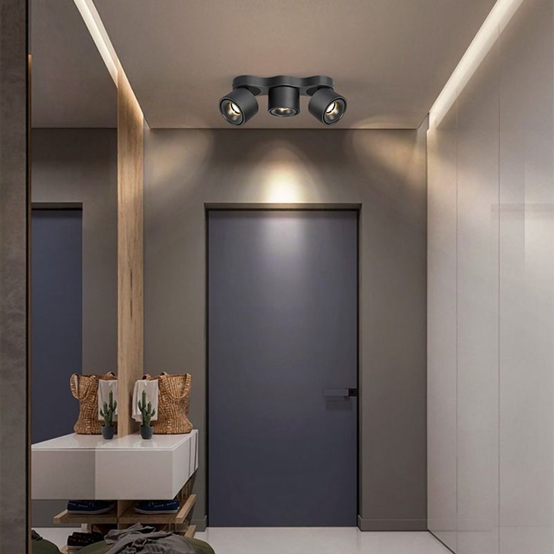 Modern Minimalist LED Ceiling Light – 3-Head Aluminum Pendant for Kitchen Island, Bedroom & Living Room