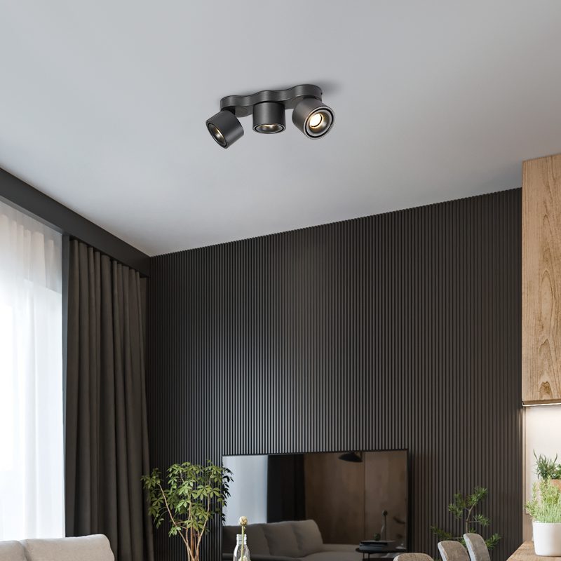 Modern Minimalist LED Ceiling Light – 3-Head Aluminum Pendant for Kitchen Island, Bedroom & Living Room