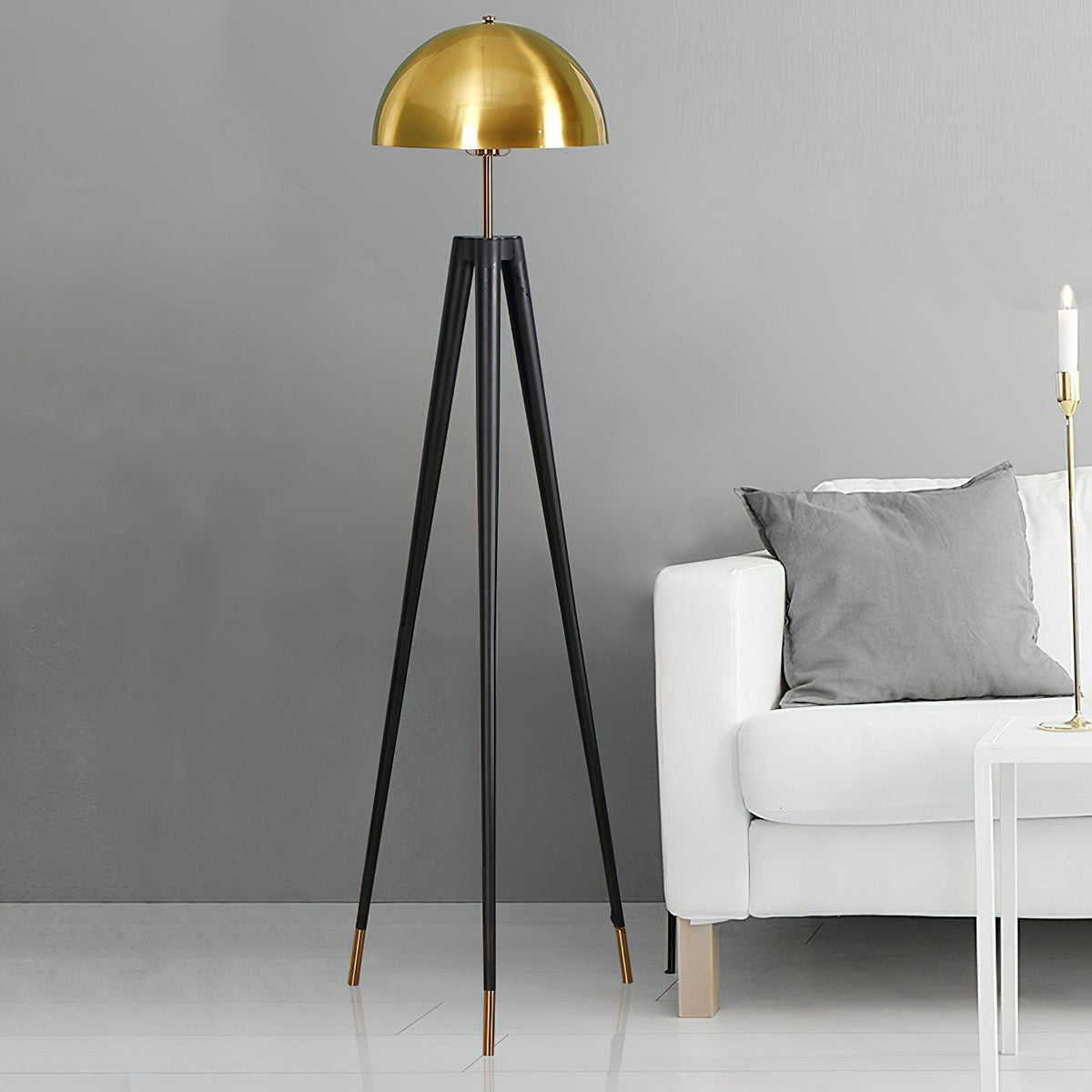 three-legged-gold-gong-floor-lamp