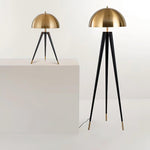 three-legged-gold-gong-table-lamp