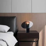 Modern Tinge Table Lamp - Brass & Glass Accent Lighting for Bedroom, Living Room