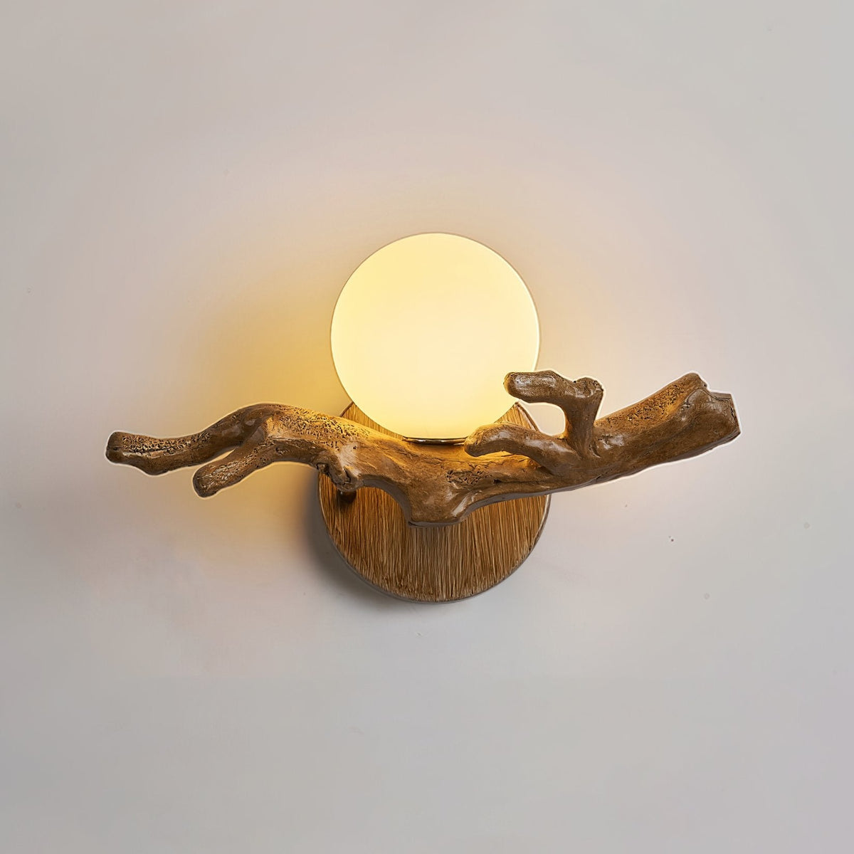 Tree Branch Wall Sconce | Rustic LED Wall Lamp for Bedroom & Living Room