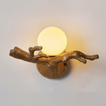 Tree Branch Wall Sconce | Rustic LED Wall Lamp for Bedroom & Living Room
