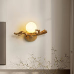 Tree Branch Wall Sconce | Rustic LED Wall Lamp for Bedroom & Living Room