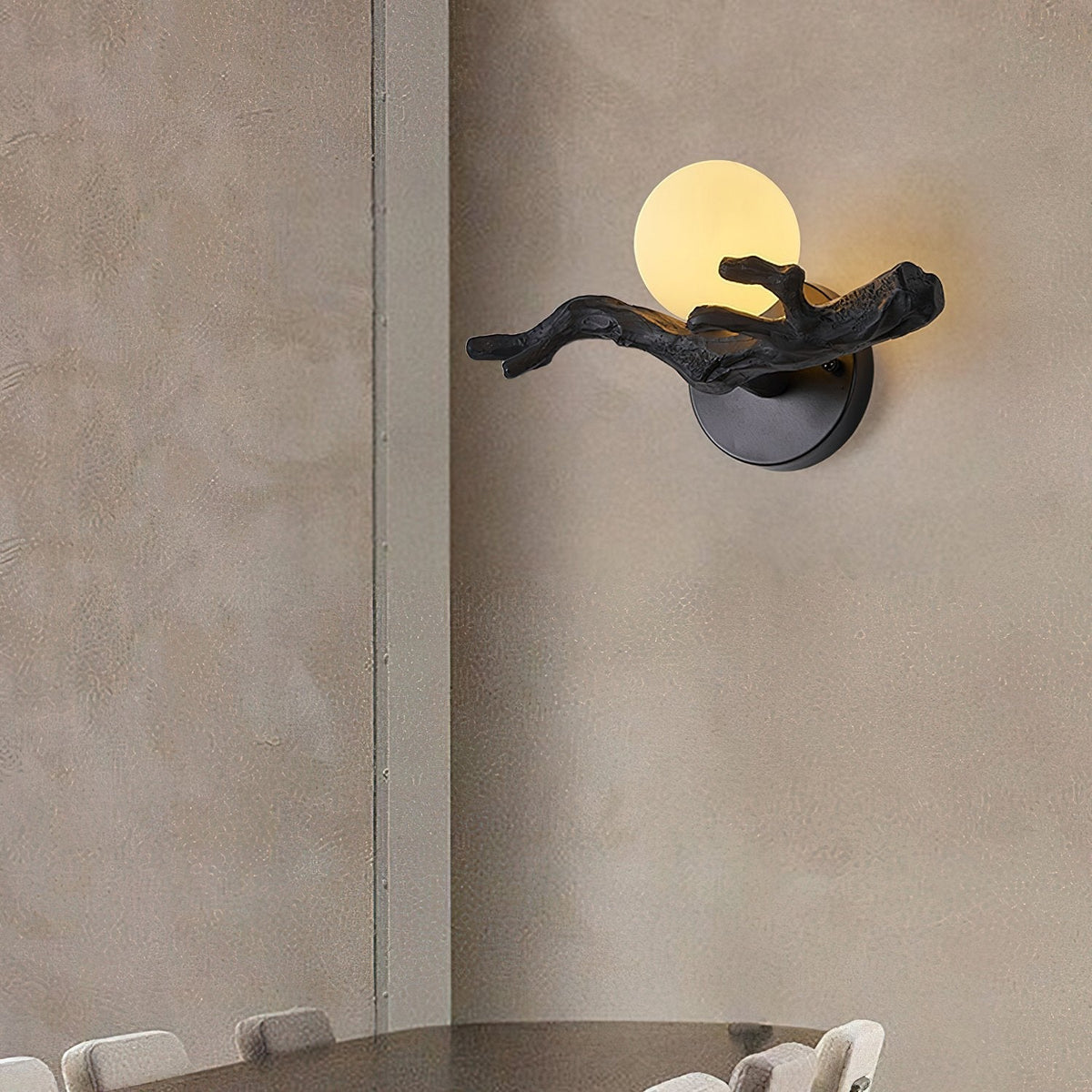Tree Branch Wall Sconce | Rustic LED Wall Lamp for Bedroom & Living Room