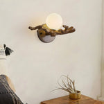 Tree Branch Wall Sconce | Rustic LED Wall Lamp for Bedroom & Living Room