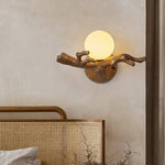 Tree Branch Wall Sconce | Rustic LED Wall Lamp for Bedroom & Living Room