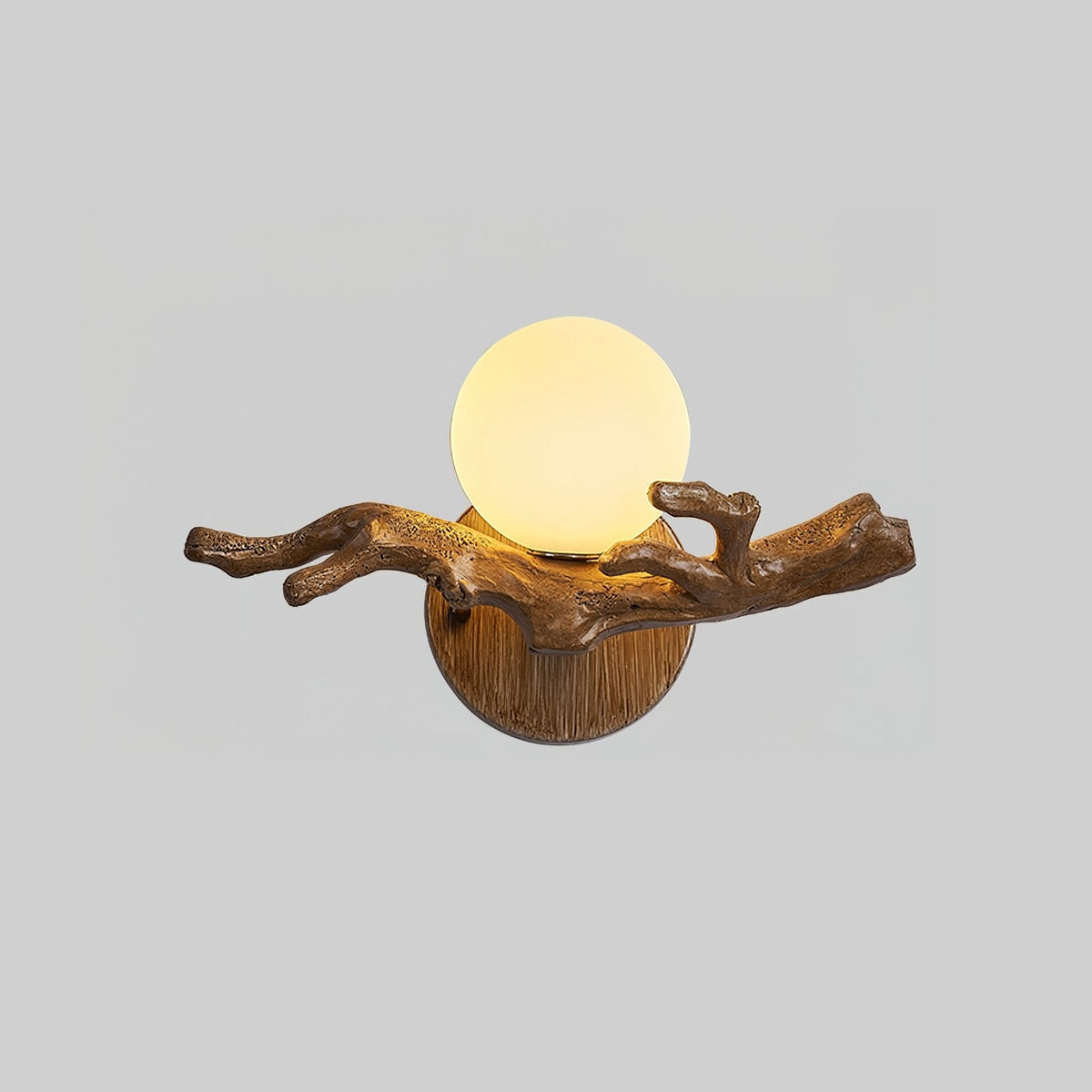 Tree Branch Wall Sconce | Rustic LED Wall Lamp for Bedroom & Living Room