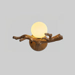 Tree Branch Wall Sconce | Rustic LED Wall Lamp for Bedroom & Living Room