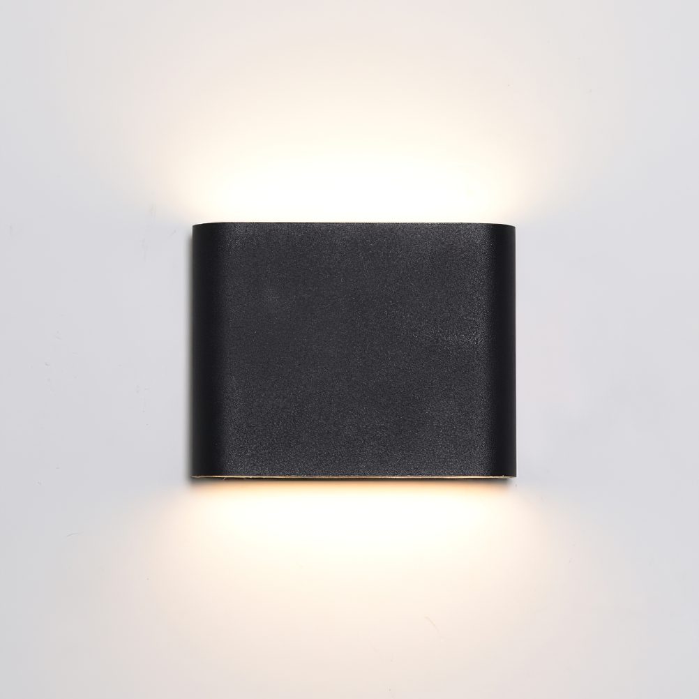 Modern LED Wall Sconce Minimalist Plaster Oval Light for Bedroom Living Room