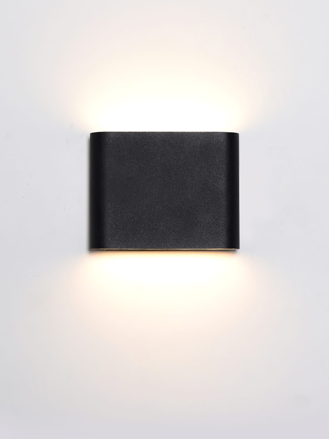 Modern LED Wall Sconce Minimalist Plaster Oval Light for Bedroom Living Room