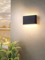 Modern LED Wall Sconce Minimalist Plaster Oval Light for Bedroom Living Room