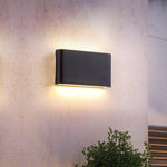 Modern LED Wall Sconce Minimalist Plaster Oval Light for Bedroom Living Room