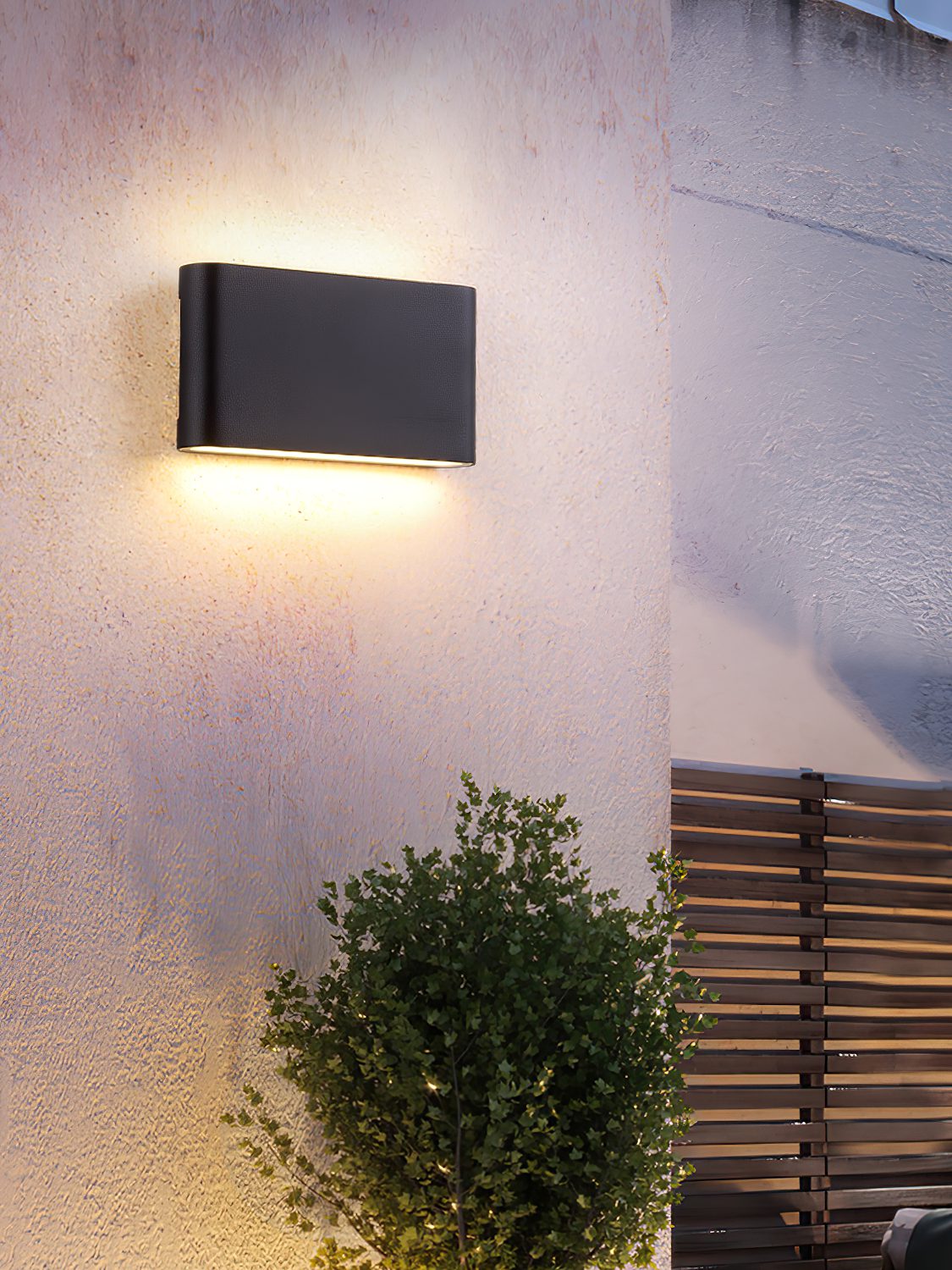 Modern LED Wall Sconce Minimalist Plaster Oval Light for Bedroom Living Room