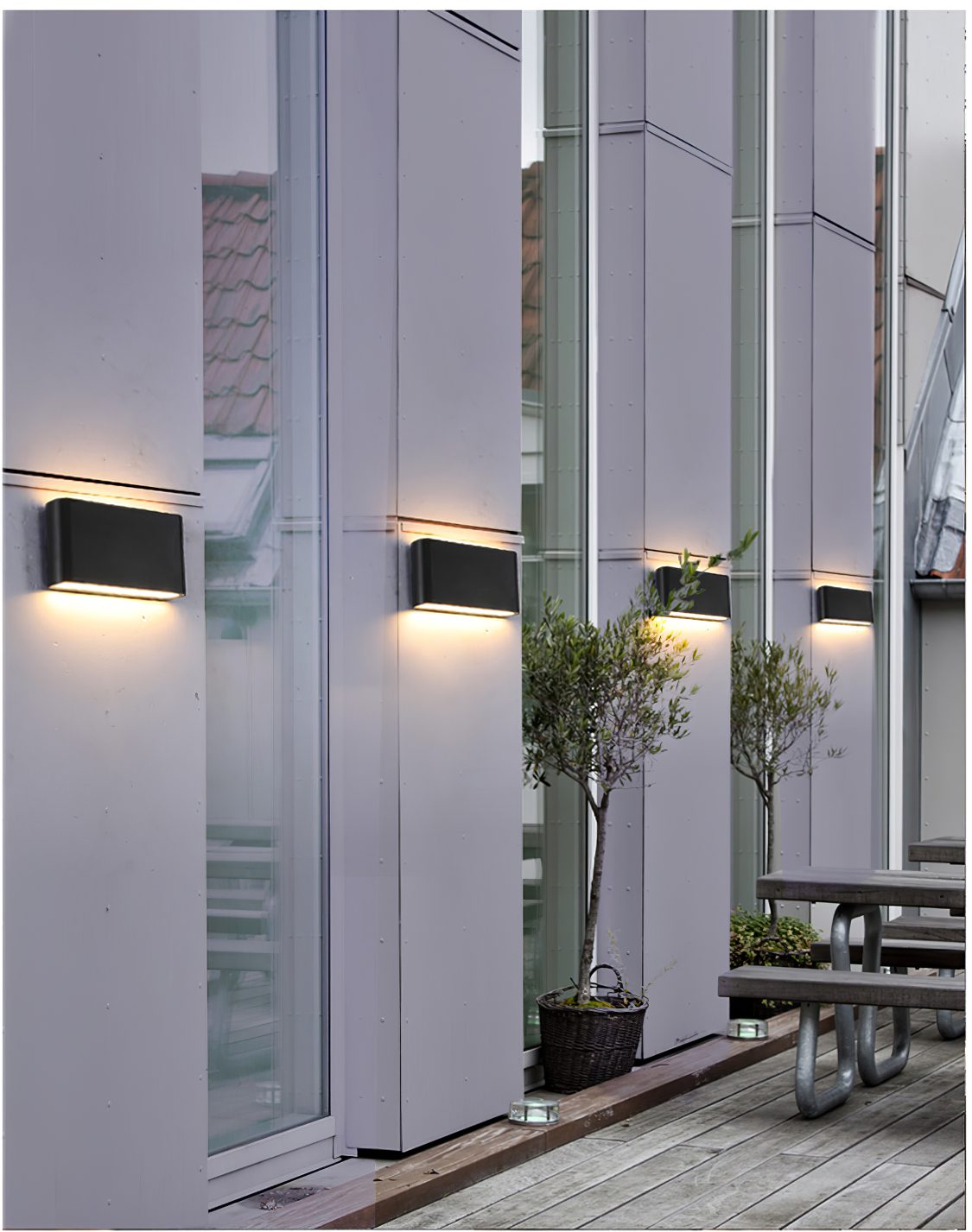 Modern LED Wall Sconce Minimalist Plaster Oval Light for Bedroom Living Room