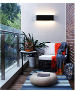 Modern LED Wall Sconce Minimalist Plaster Oval Light for Bedroom Living Room