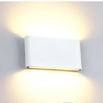 Modern LED Wall Sconce Minimalist Plaster Oval Light for Bedroom Living Room