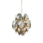 Vintage Murano Transparent Amber Chandelier
