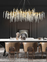 Wisteria Flower Crystal Chandelier