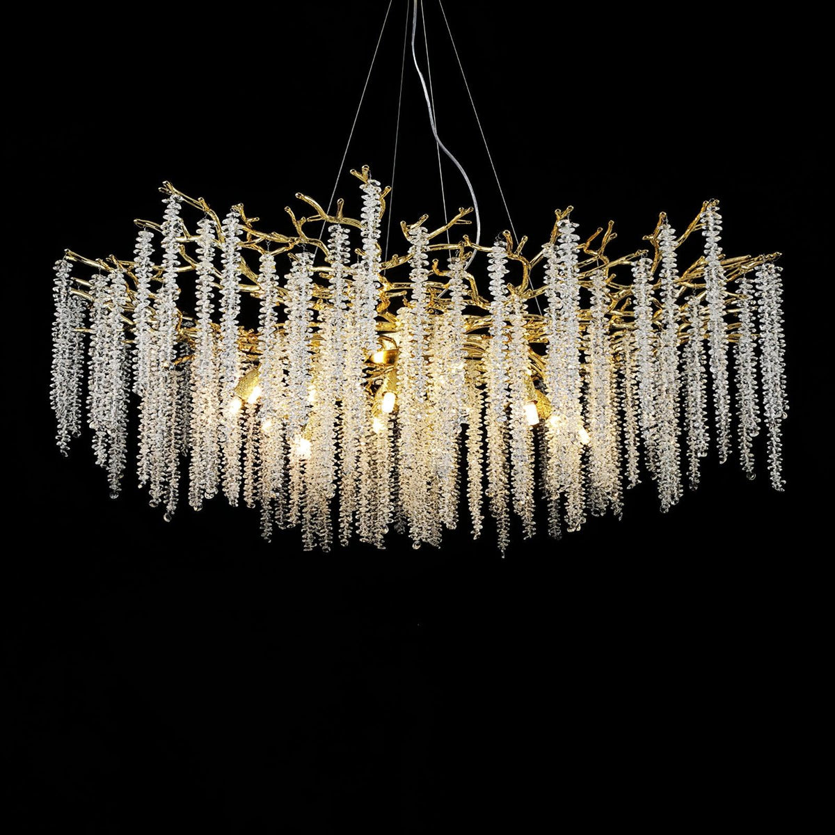 Wisteria Flower Crystal Chandelier