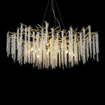 Wisteria Flower Crystal Chandelier