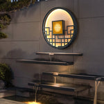 Asian Style Outdoor Led Landscape Decorative Lighting Wall Lamp For Villa Courtyard