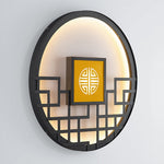 Asian Style Outdoor Led Landscape Decorative Lighting Wall Lamp For Villa Courtyard