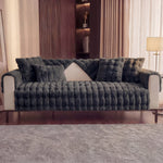 TheCarGoods Winter Warm Super Soft Rabbit Plush Sofa Cover