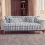 TheCarGoods Winter Warm Super Soft Rabbit Plush Sofa Cover