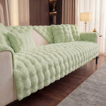 TheCarGoods Winter Warm Super Soft Rabbit Plush Sofa Cover