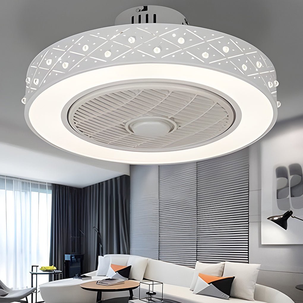 Creative Bladeless Ceiling Fans Light Ceiling Fans With Chandelier Ceiling Fan Lamp