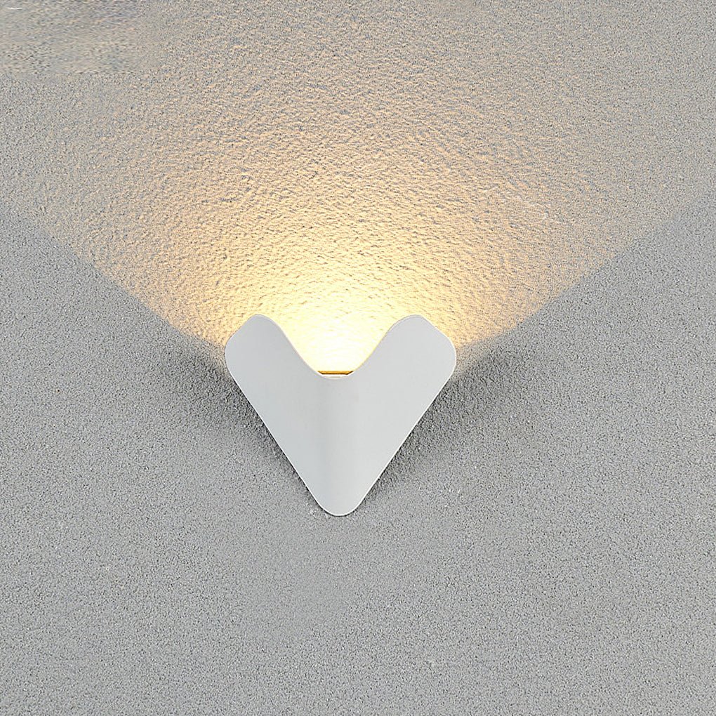 Creative Modern Wall Sconces Led Doorplate Lamp Waterproof Wall Lights Fixture Indoor Outdoor