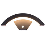 Classic Curved Glow Led Wall Light Outdoor Downlights Porch Wall Mounted Sconce