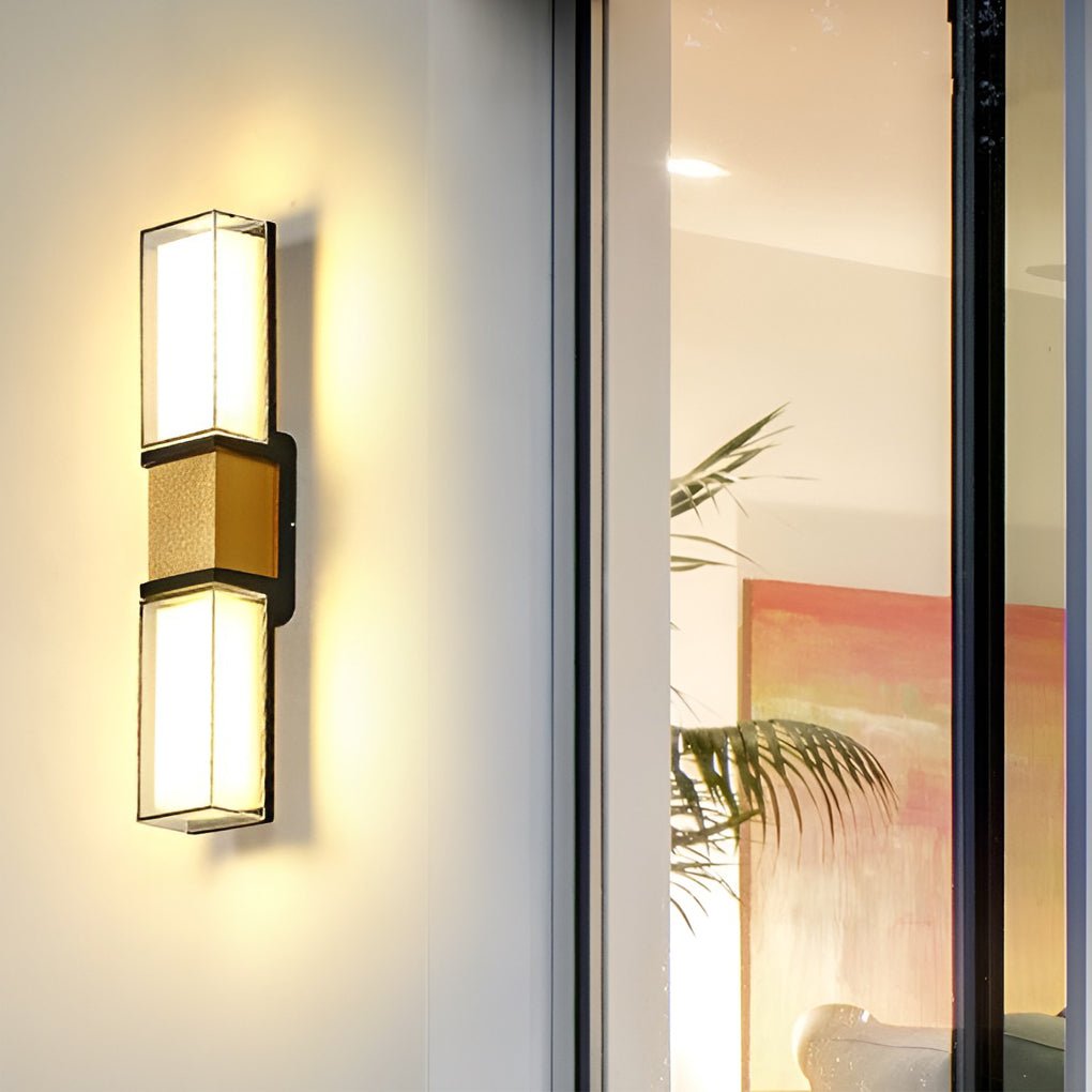 Creative Up And Down Lights Waterproof Led Wall Sconces Outdoor Wall Lights
