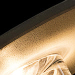 Outdoor Round Gray Concrete Led Wall Flush Lights Accent Landscape Lighting