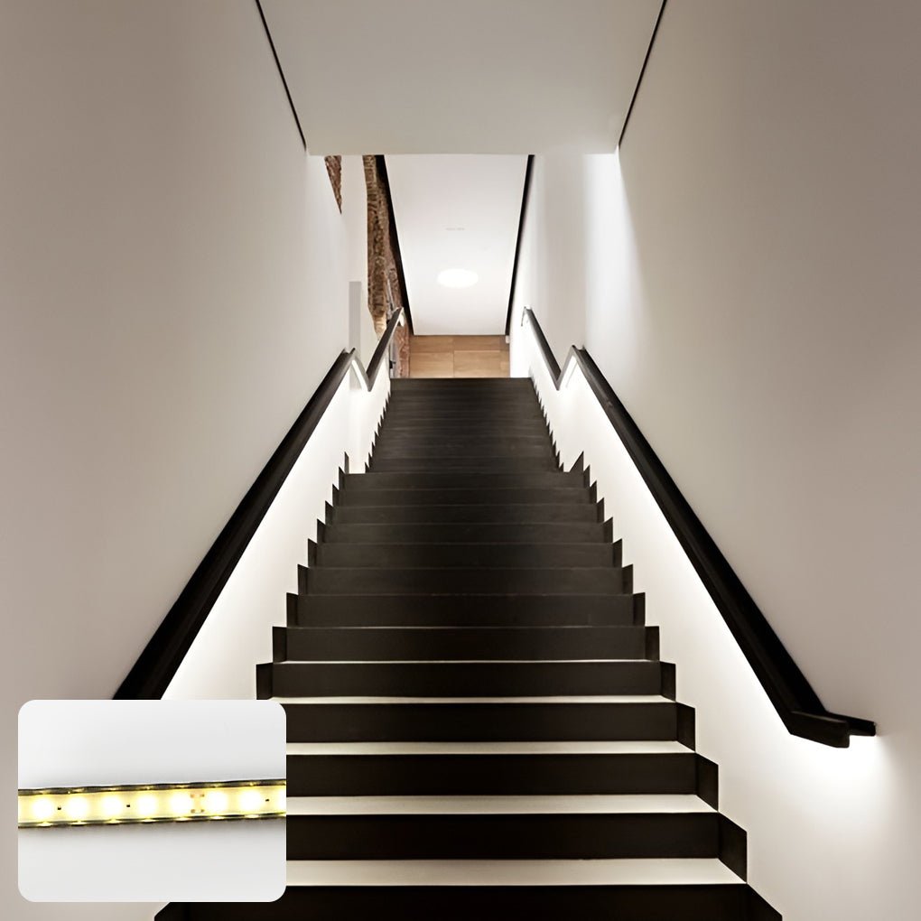Ip68 Waterproof Led Strip Step Stair Under Tread Lighting Outdoor Decorative Guardrails Lights