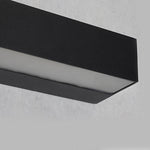 Matte Black Wall Mounted Rectangle Porch Led Lights Outdoor Wall Light