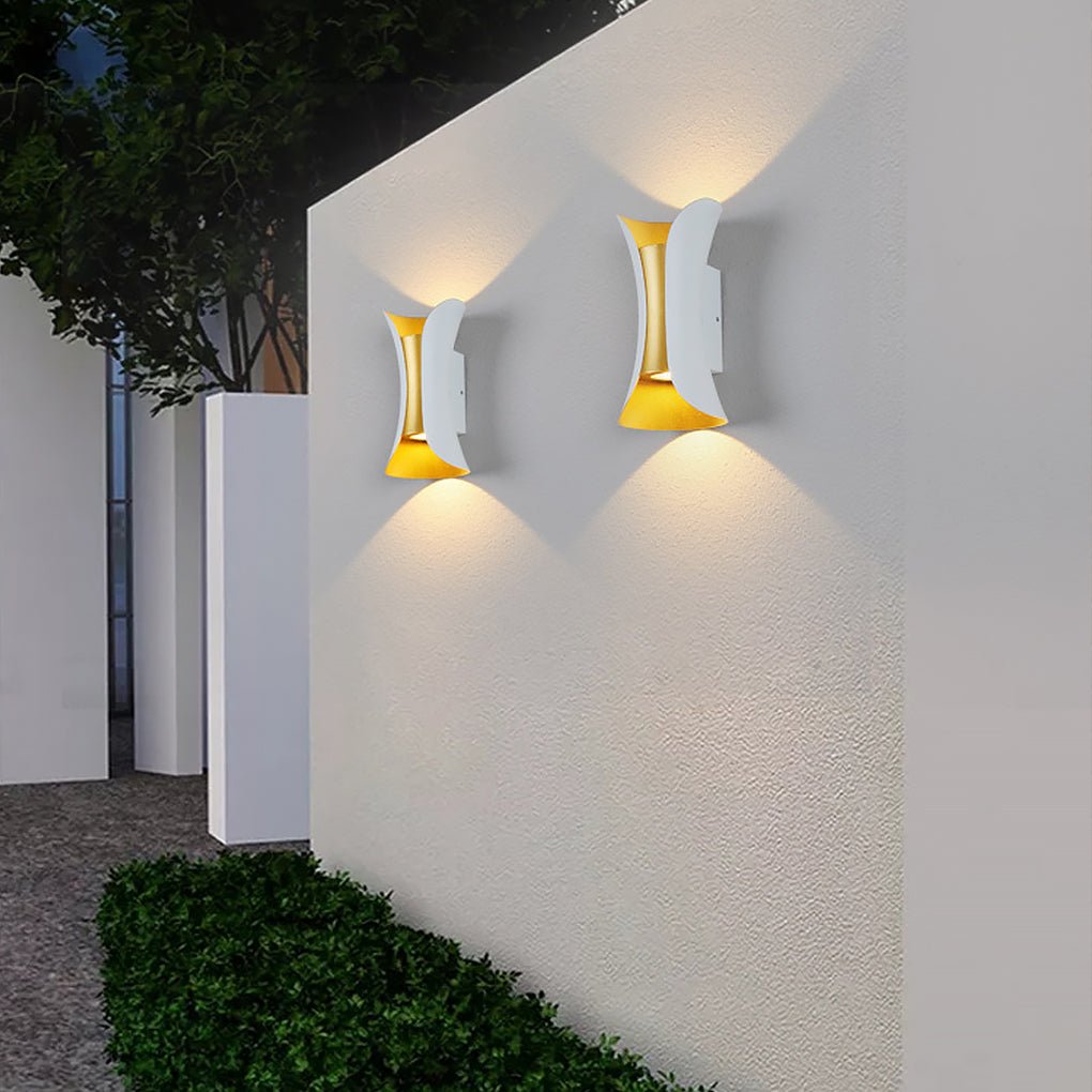 Modern Minimalist Waterproof Led Two Way Lighting Wall Light For Bedside Aisle