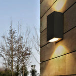 Modern Square Design Outdoor Waterproof Wall Light For Villa Courtyard Balcony