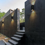 Modern Square Design Outdoor Waterproof Wall Light For Villa Courtyard Balcony