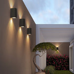 Modern Square Design Outdoor Waterproof Wall Light For Villa Courtyard Balcony
