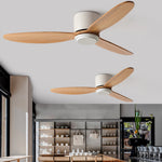 Led Inverter Silent Nordic Light Fan Ceiling Fan With Lamp