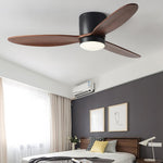 Led Inverter Silent Nordic Light Fan Ceiling Fan With Lamp