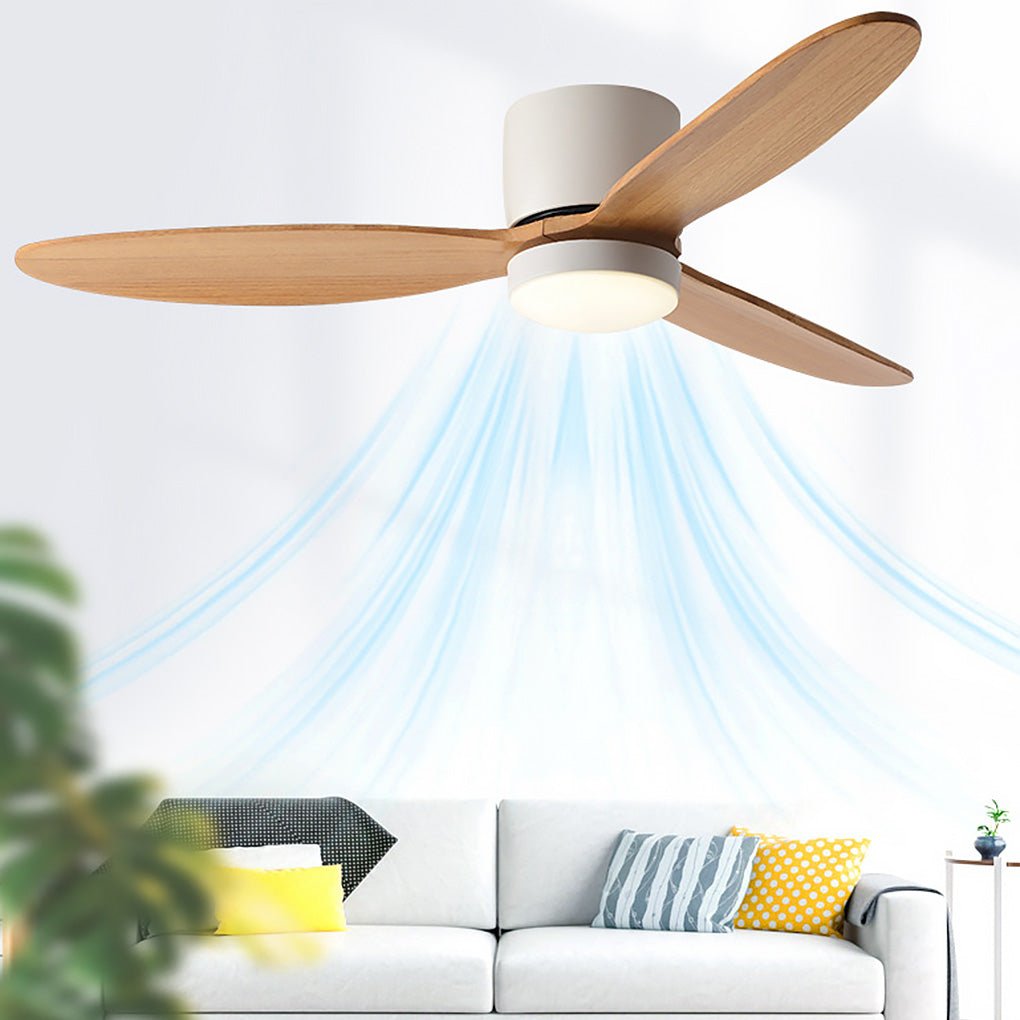 Led Inverter Silent Nordic Light Fan Ceiling Fan With Lamp