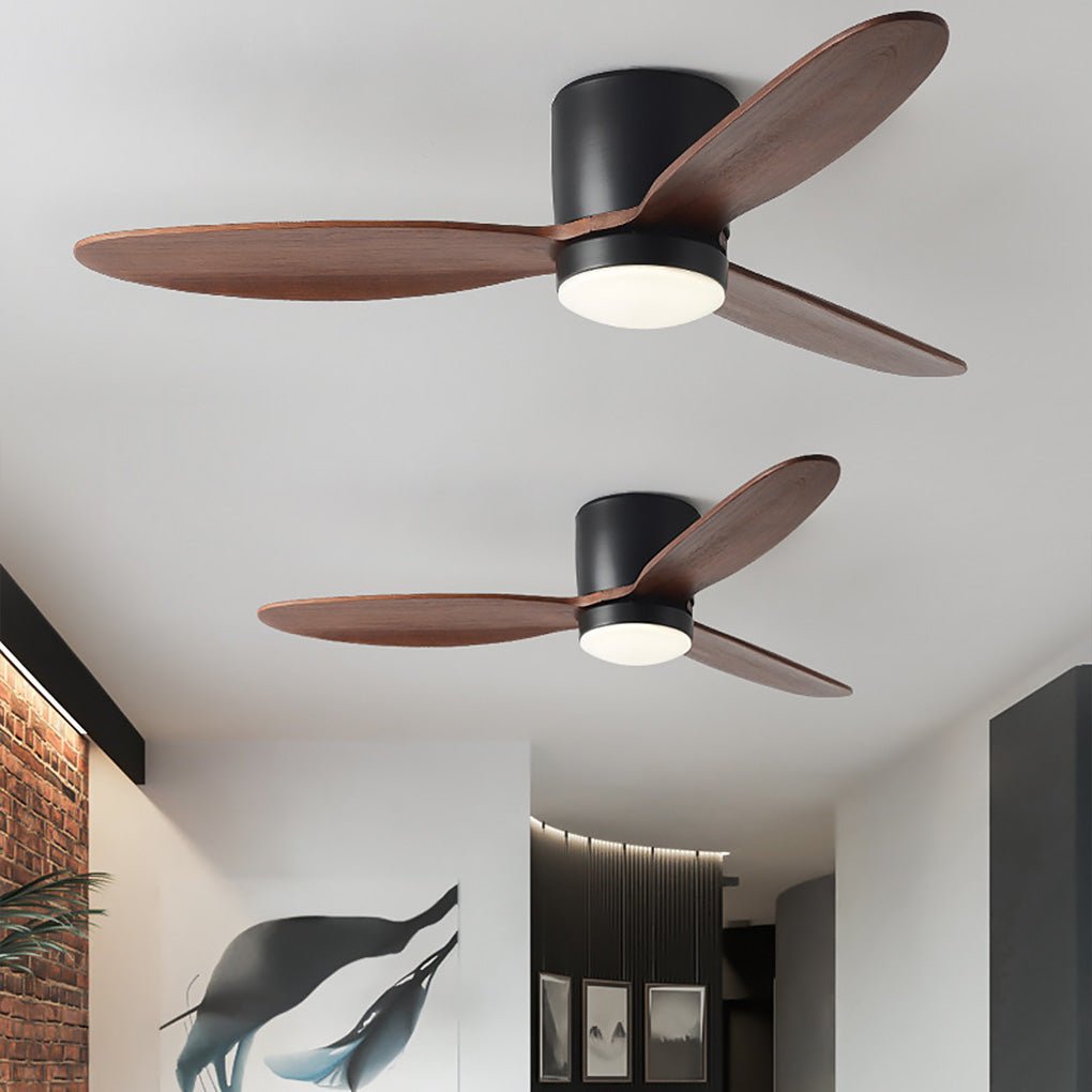 Led Inverter Silent Nordic Light Fan Ceiling Fan With Lamp