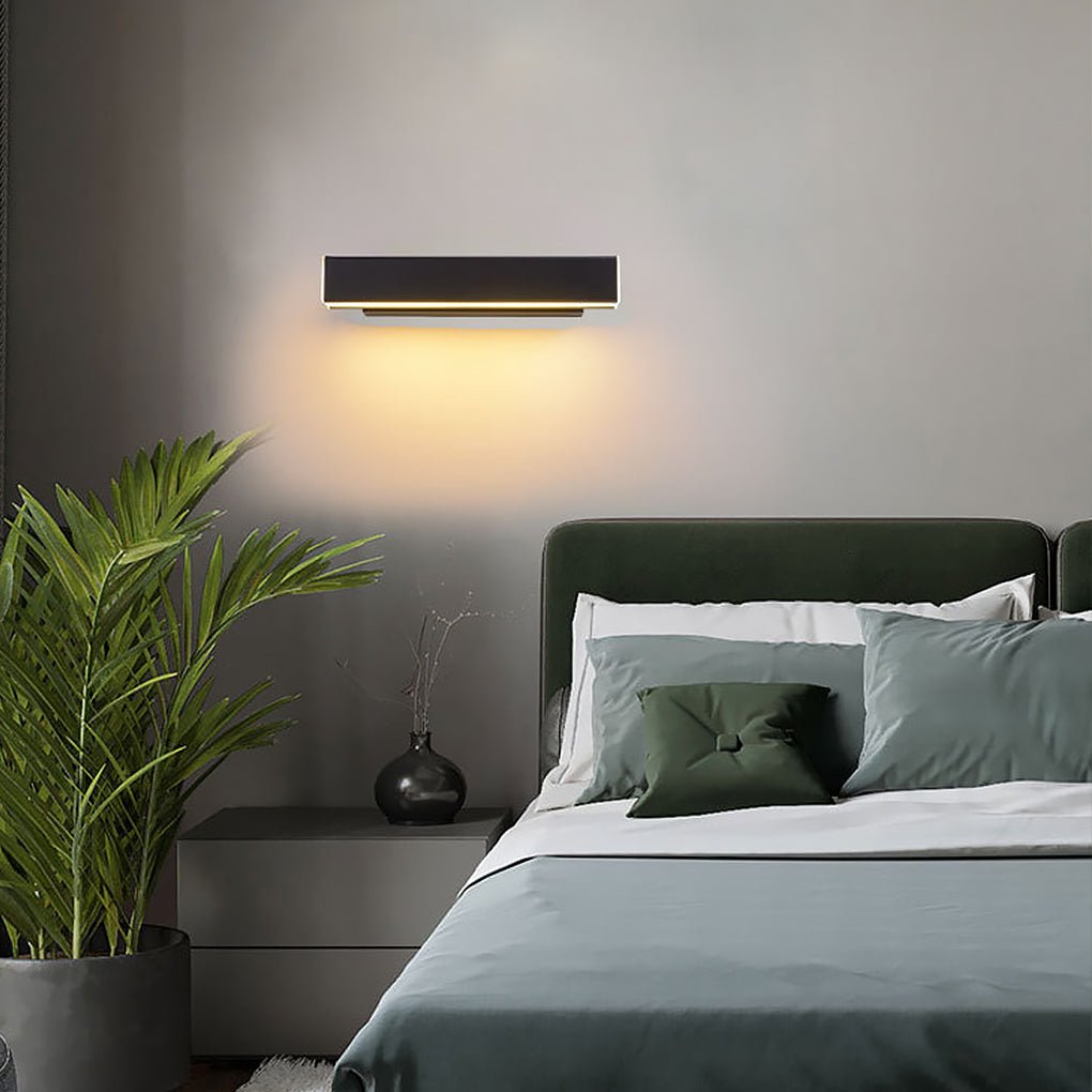 Nordic Minimalist 360 Rotatable Led Wall Lamp For Bedside Corridor Aisle